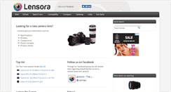 Desktop Screenshot of lensora.com